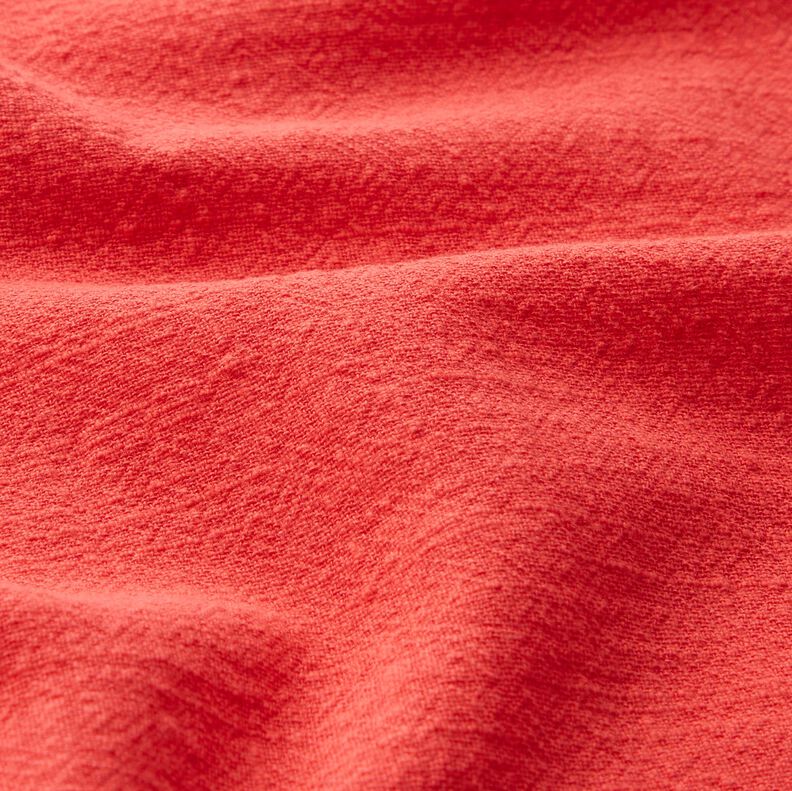 Tessuto di cotone con aspetto lino – corallo,  image number 2