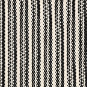 tessuto in maglia righe | Poppy Fabrics – nero/bianco lana, 