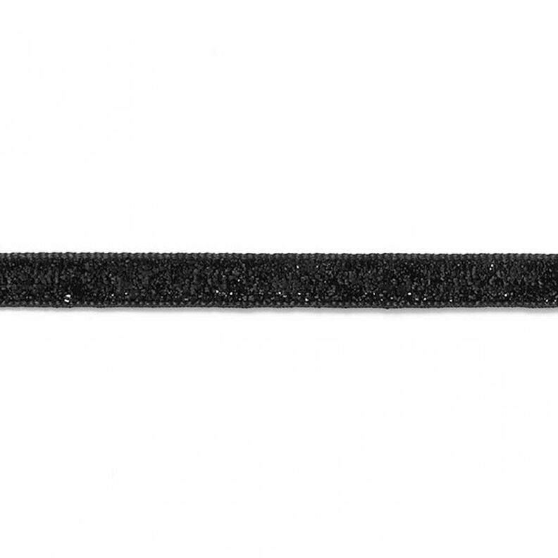Nastro velluto Metallico [10 mm] – nero,  image number 2