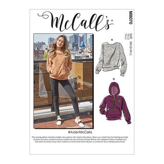 maglia con cappuccio, McCall´s 8070 | XL-XXL, 