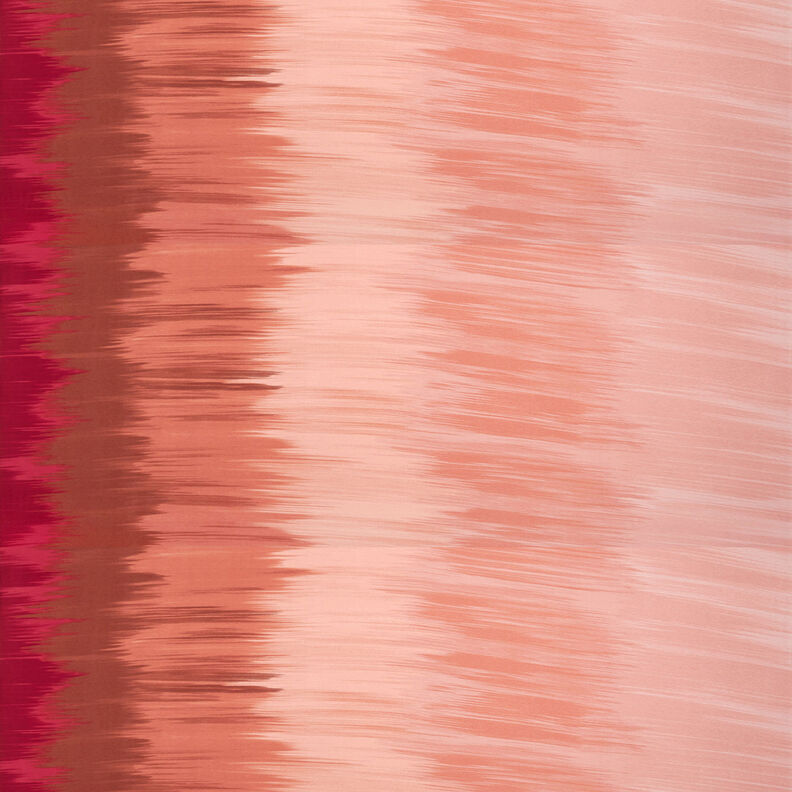 jersey di viscosa Righe longitudinali a colore sfumato – rosso scuro/albicocca,  image number 1