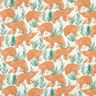 French terry, felpa estiva Orsi acquerellati stampa digitale | Poppy Fabrics – bianco lana,  thumbnail number 1