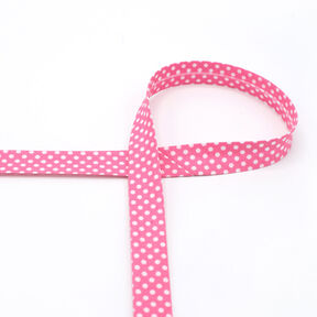 Nastro in sbieco pois [18 mm] – pink, 
