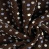 tessuto in maglia di lana, pallini colorati – marrone scuro,  thumbnail number 3