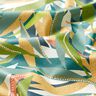 cotone rivestito Foglie delicate – abete blu/giallo curry,  thumbnail number 3