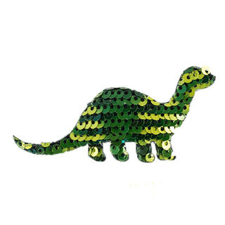 applicazione  dinosauro [ 3 x 6,5 cm ] – verde, 