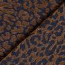 Tessuto per pantaloni effetto denim con stampa leopardata – marrone medio/blu notte,  thumbnail number 4