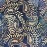 fine batista di cotone Batik Paisley – blu oceano/sabbia,  thumbnail number 1