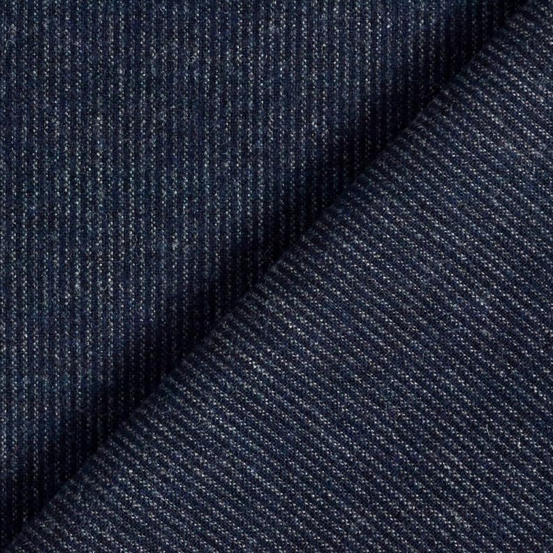 Misto lana, righe sottili – blu notte/colore blu jeans,  image number 3