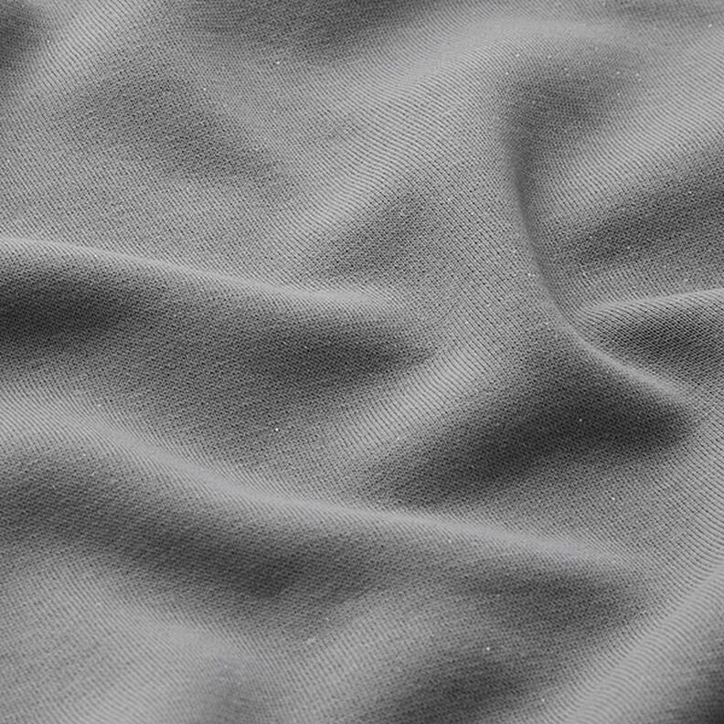 felpa garzata Tinta unita lurex – grigio scuro/argento,  image number 3
