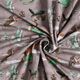 jersey di cotone Draghi in acquerello stampa digitale – talpa scuro,  thumbnail number 3