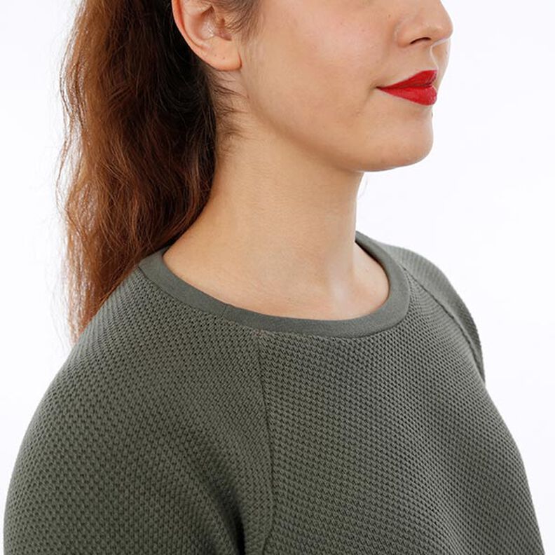 FRAU SVENJA - maglione semplice con maniche raglan, Studio Schnittreif  | XS -  XXL,  image number 4