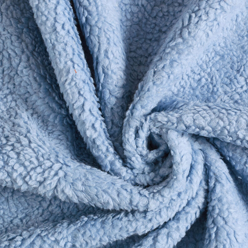Sherpa Misto cotone tinta unita – blu acciaio,  image number 3