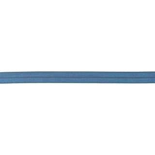 Fettuccia elastica  lucido [15 mm] – colore blu jeans, 