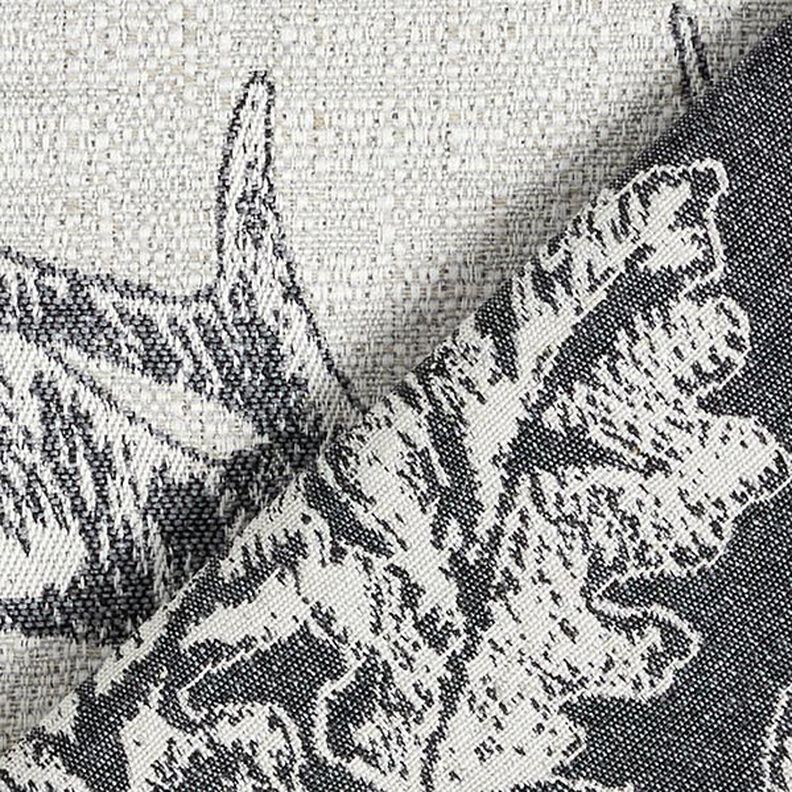 taglio di tessuto arredo gobelin Cervo con stella alpina – grigio,  image number 4
