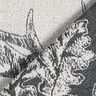 taglio di tessuto arredo gobelin Cervo con stella alpina – grigio,  thumbnail number 4