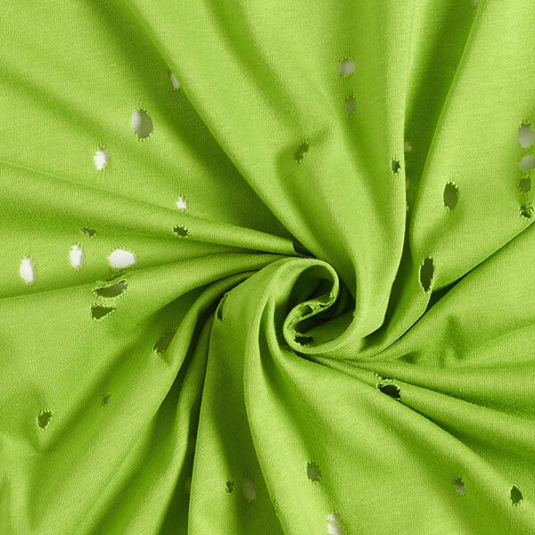 jersey di cotone, Destroyed – verde mela, image number 3