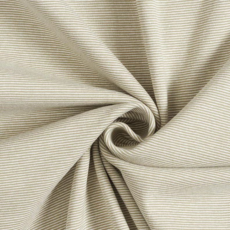 Costina tubolare per polsini con anelli stretti – verde oliva chiaro/bianco lana,  image number 1