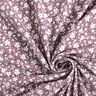 jersey di cotone Fiorellini bicolori – rosa antico scuro,  thumbnail number 3