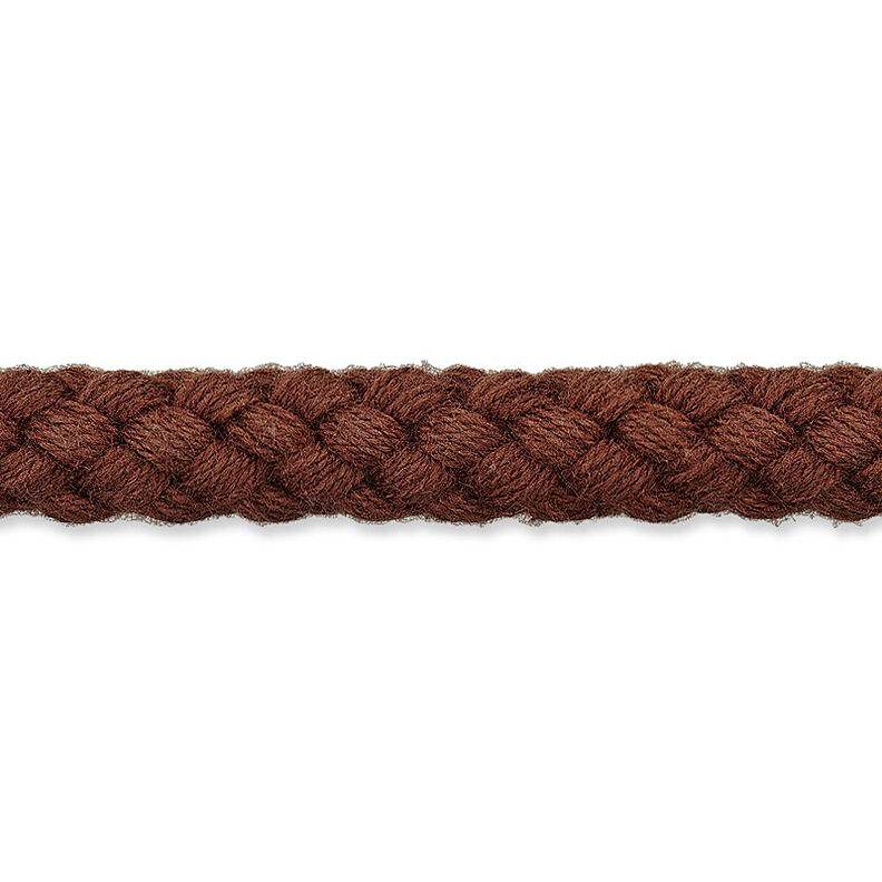 Cordoncino in cotone [Ø 7 mm] – marrone medio,  image number 1