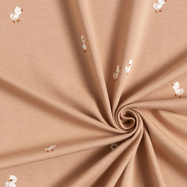jersey di cotone Pulcino – marrone chiaro, image number 3