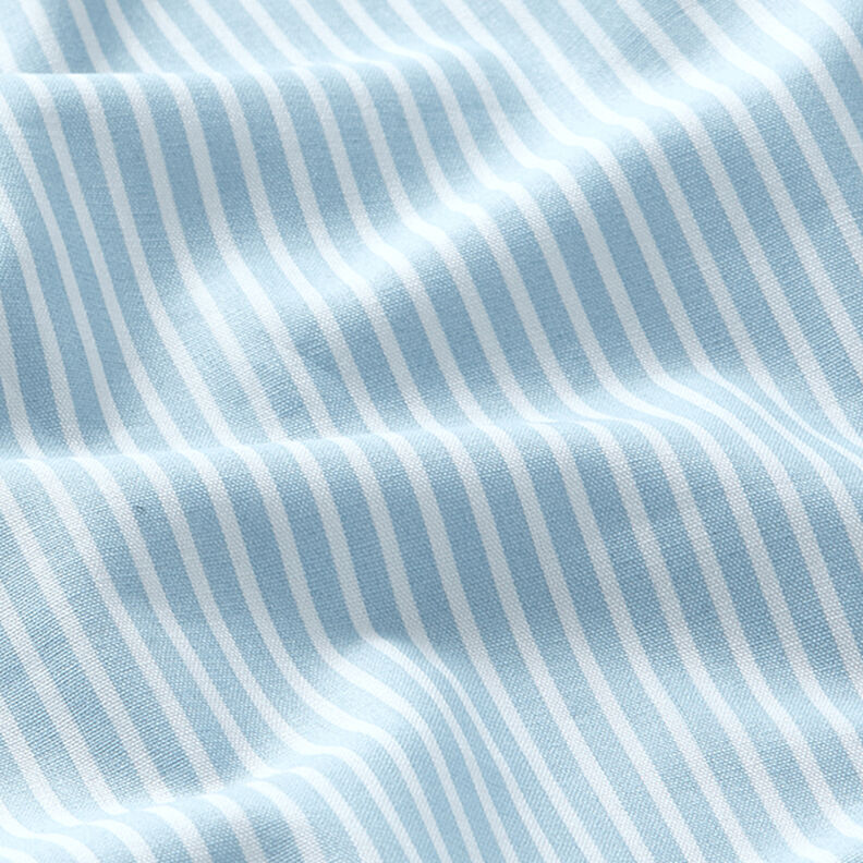 popeline di cotone strisce – azzurro/bianco,  image number 2