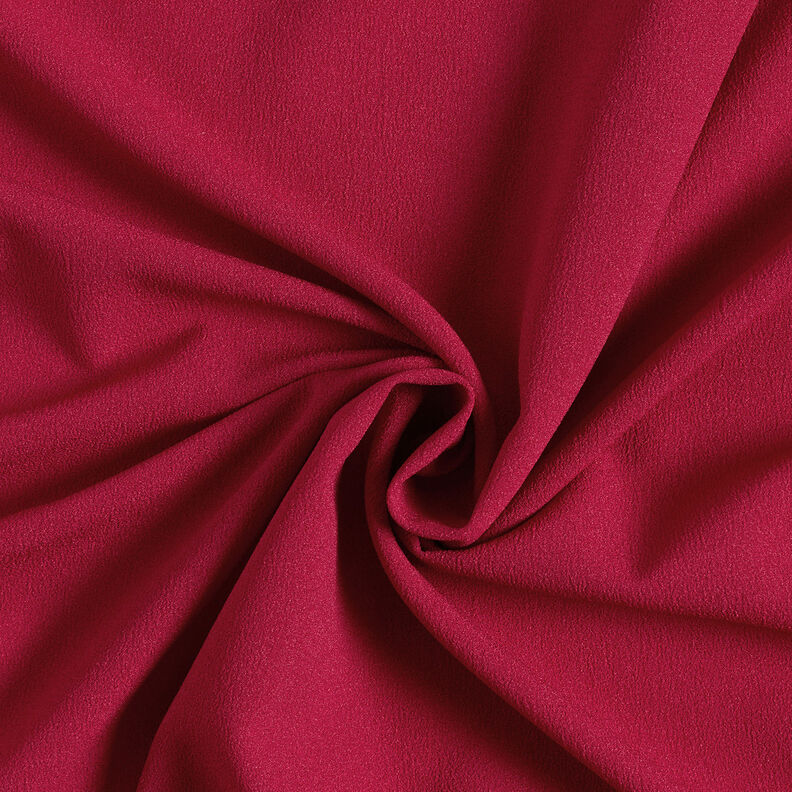georgette increspato – rosso scuro,  image number 1