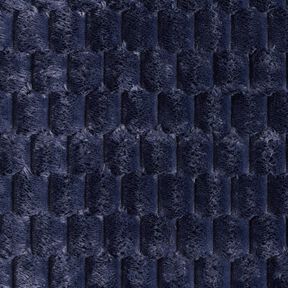 ecopelliccia nido d’ape – blu notte, 