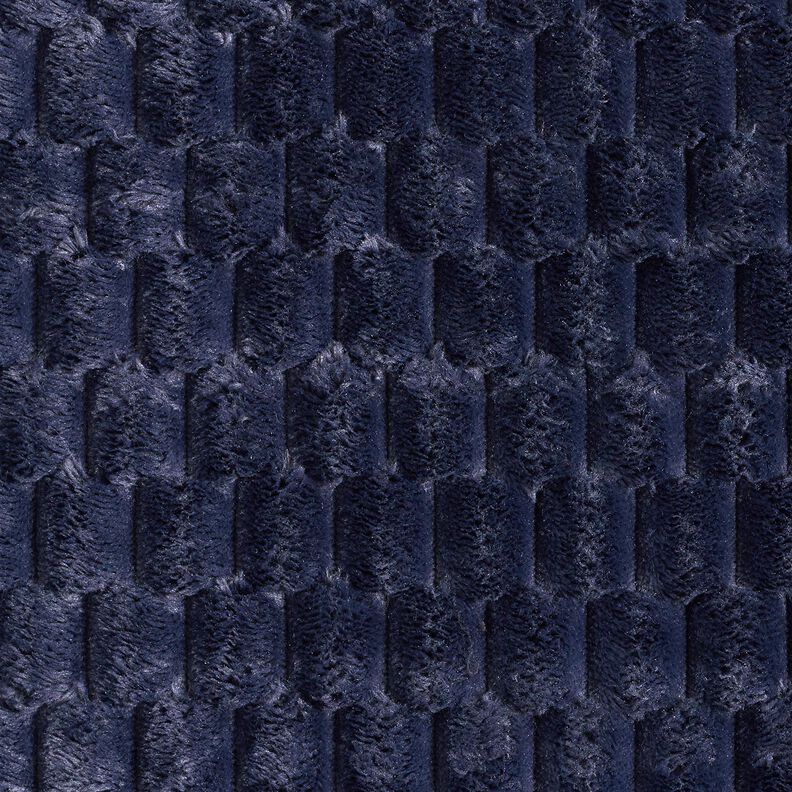 ecopelliccia nido d’ape – blu notte, image number 1