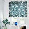 tessuto arredo mezzo panama Semplici foglie – blu oceano/naturale,  thumbnail number 8