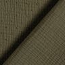 mussolina / tessuto doppio increspato dobby – cachi | Resto 90cm,  thumbnail number 4