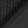 Pelliccia sintetica a maglia intrecciata – nero,  thumbnail number 4