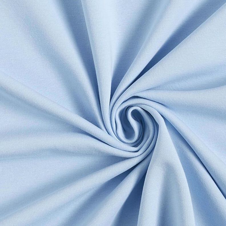 felpa di cotone leggera tinta unita – azzurro,  image number 1