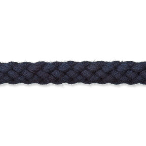 Cordoncino in cotone [Ø 7 mm] – nero, 