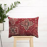 tessuto arredo mezzo panama Tappeto Kelim – rosso carminio,  thumbnail number 8