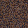 Tessuto per pantaloni effetto denim con stampa leopardata – marrone medio/blu notte,  thumbnail number 1