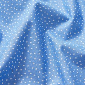 tessuto in cotone cretonne Punti fini – blu, 