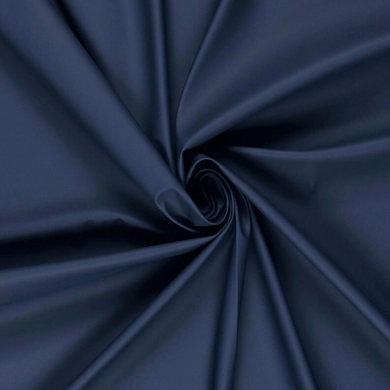 tessuto per impermeabili tinta unita – blu marino,  image number 1