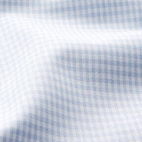 tessuto in cotone Quadro vichy 0,2 cm – blu jeans chiaro/bianco, 