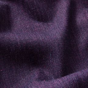 Cotone denim misto melange – melanzana, 