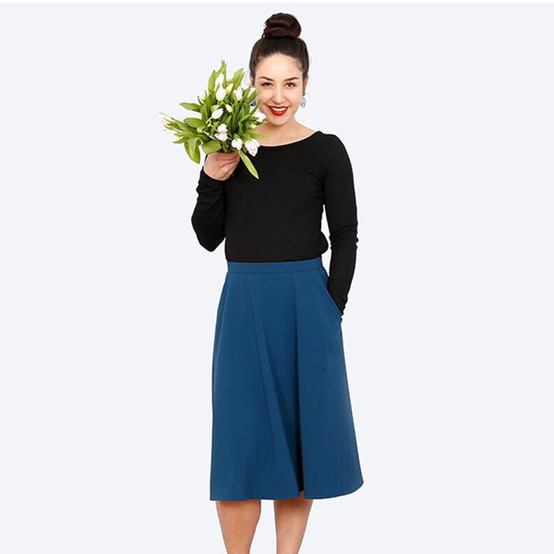 FRAU BELLA - gonna a campana con tasche, Studio Schnittreif | XS - XXL,  image number 5