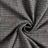 Tessuto in lana Principe di Galles – grigio scuro/arancione,  thumbnail number 5