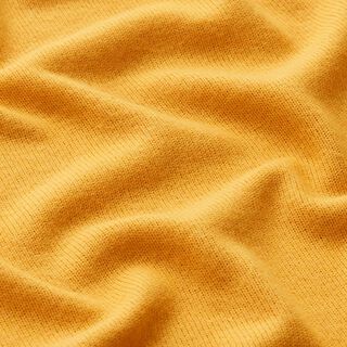 maglia fine Tinta unita – giallo curry, 