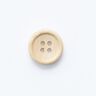 bottone in legno, 4 fori – beige,  thumbnail number 1