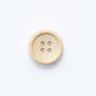 bottone in legno, 4 fori  – beige,  thumbnail number 1