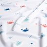 tessuto per costumi da bagno UPF50 Granchi felici – bianco/aragosta,  thumbnail number 2