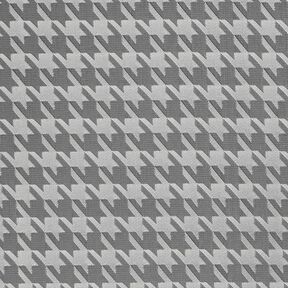 tessuto per fodere Jacquard Pied de poule – grigio chiaro/grigio scuro, 