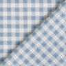 Tessuto in cotone a quadri strutturati – bianco/azzurro,  thumbnail number 5