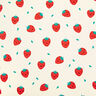 felpa garzata Fragole | by Poppy – bianco lana/rosso fuoco,  thumbnail number 1