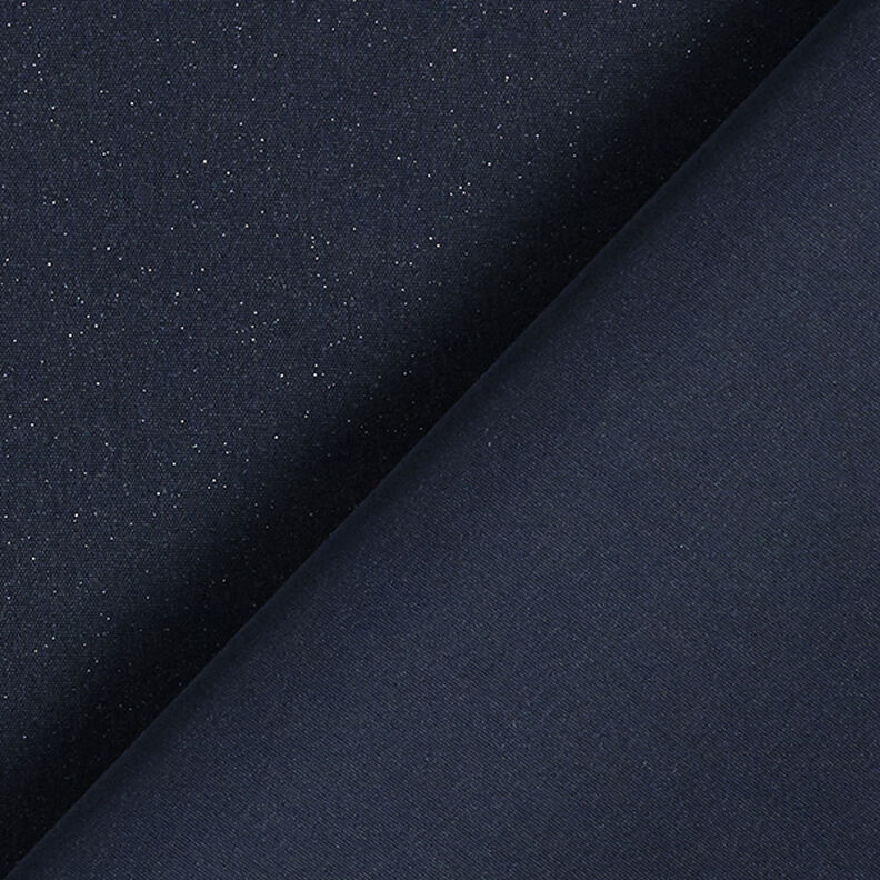 tessuto per impermeabili glitter – blu marino, image number 4